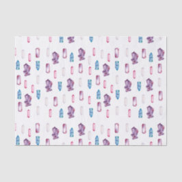 Magisch kristalpatroon tissuepapier