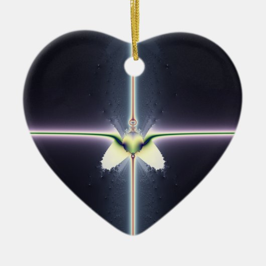 Magisch Kruis Keramisch Ornament (Voorkant)