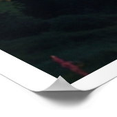 Magisch landschap met noorderlicht poster (Hoek)