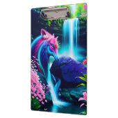 Magisch Landschap Waterval en Bloemen Twee Klembord (Links)