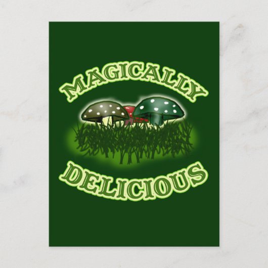 Magisch lekker met champignons briefkaart (Voorkant)