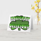 Magisch lekker Wenskaart Kaart (Gele Bloem)