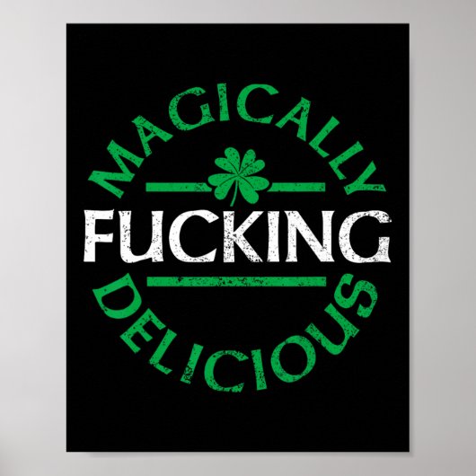 Magisch Lekkere Grappige Ierse St. Patrick's Dag I Poster (Voorkant)