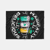 Magisch Lekkere St. Patrick's Dag Bier Drinken Fleece Deken (Voorkant (Horizontaal))
