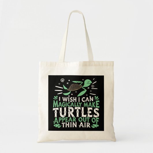 Magisch maakt dat de schildpadden uit de dunne luc tote bag (Voorkant)