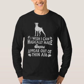 Magisch maken boxers verschijnen hond eigenaar box t-shirt