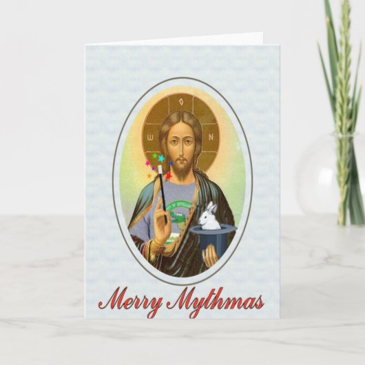 Magisch Man Feestdagen Kaart (Voorkant)