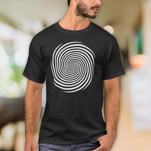 Magisch Man hypnose spiraal T-shirt