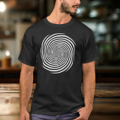Magisch Man hypnose spiraal T-shirt