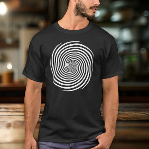 Magisch Man hypnose spiraal T-shirt