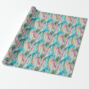 Magisch Markeren: Metallic Paint Design. Cadeaupapier