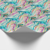 Magisch Markeren: Metallic Paint Design. Cadeaupapier (Hoek)