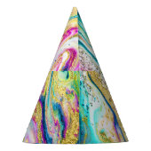 Magisch Markeren: Metallic Paint Design. Feesthoedjes (Achterkant)