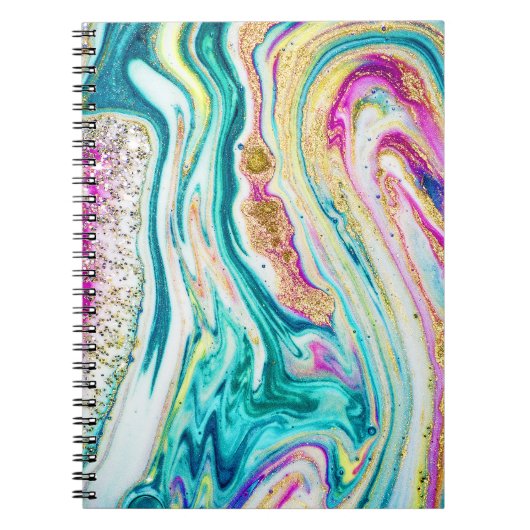 Magisch Markeren: Metallic Paint Design. Notitieboek (Voorkant)