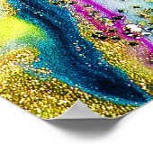 Magisch Markeren: Metallic Paint Design. Poster (Hoek)