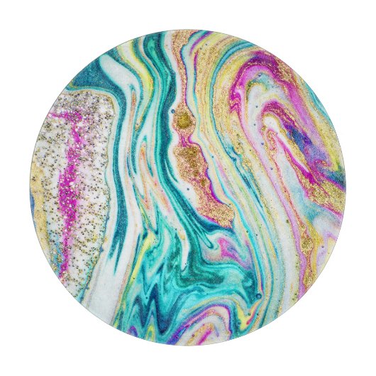 Magisch Markeren: Metallic Paint Design. Snijplank (Voorkant)