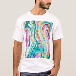 Magisch Markeren: Metallic Paint Design. T-shirt