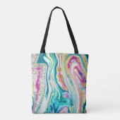 Magisch Markeren: Metallic Paint Design. Tote Bag (Achterkant)