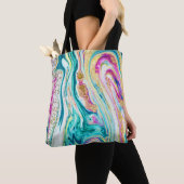 Magisch Markeren: Metallic Paint Design. Tote Bag (Dichtbij)