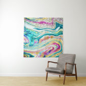 Magisch Markeren: Metallic Paint Design. Wandkleed (In Situ (horizontaal))