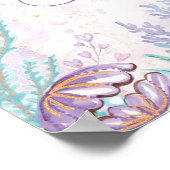 Magisch Meermin Zoetigheden & Traktaties Feestbord Poster (Hoek)