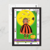 Magisch meisje briefkaart (Voorkant / Achterkant)