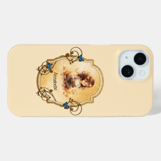 Magisch meisje dat een boek leest Case-Mate iPhone case (Achterkant (horizontaal))