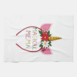 Magisch Mema Eenhoorn Shirt Kerstmis Pyjama Shirt  Theedoek