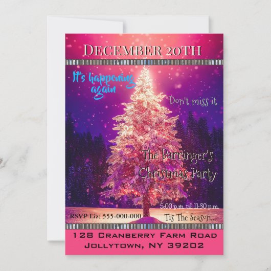 Magisch moment Droomlike Kerstfeest Kaart (Voorkant)