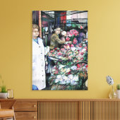 Magisch moment in Misloc Markt Hongarije Canvas Afdruk (Insitu (Woonkamer))