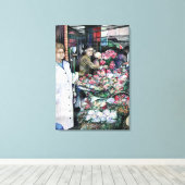 Magisch moment in Misloc Markt Hongarije Canvas Afdruk (Insitu (Houten vloer))