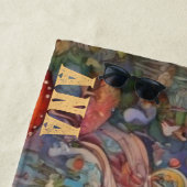 Magisch Mystiek Fantasy Meisje Strandlaken (In situ)