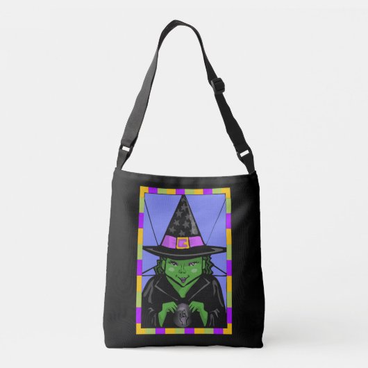 Magisch Mystiek Halloween Witch Tas (Achterkant)