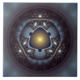 Magisch mystisch glanzend patroon tegeltje