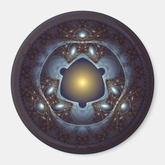 Magisch mystisch helder patroon magneet (Voorkant)