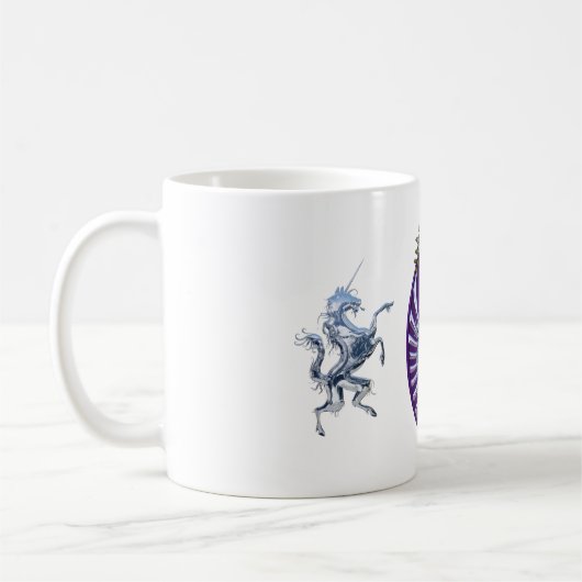 Magisch Mythisch Silver Unicorn Koffiemok (Links)