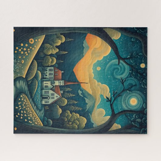 Magisch Noords stadhuis Legpuzzel (Horizontaal)