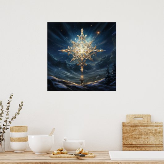 Magisch North Star Poster (Keuken)
