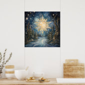 Magisch North Star Poster (Keuken)