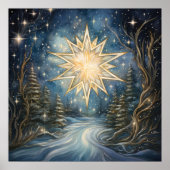 Magisch North Star Poster (Voorkant)