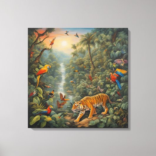 Magisch Oerwoud - Canvas Art Print (Voorkant)