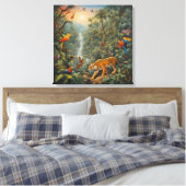 Magisch Oerwoud - Canvas Art Print (Insitu (Slaapkamer))