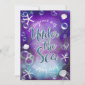 Magisch onder het Zee 16-jarige Paarse zoet in Kaart (Achterkant)