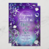 Magisch onder het Zee 16-jarige Paarse zoet in Kaart (Voorkant / Achterkant)