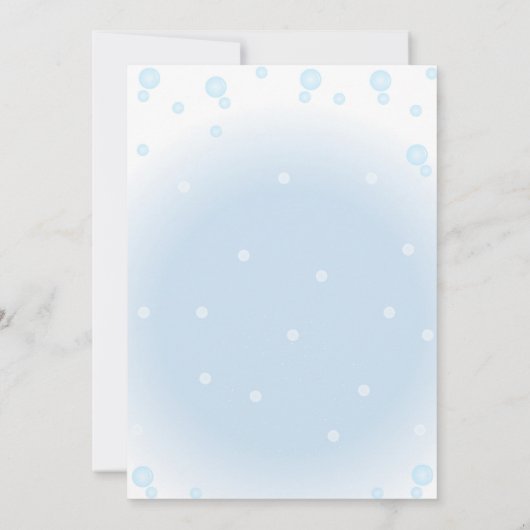 Magisch onder het Zee Uitnodigingen voor Meisjes (Achterkant)