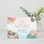 Magisch onder het Zee Waterverf Verjaardag Kaart (Staand voorkant)