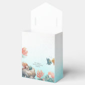 Magisch onder het Zee Waterverf verjaardagsfeestje Bedankdoosjes (Geopend)