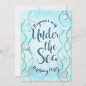 Magisch onder het Zee Zacht Blauw, 16 september Kaart (Achterkant)