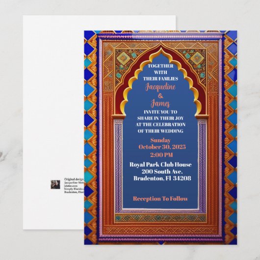 Magisch ontwerp kaart (Voorkant / Achterkant)