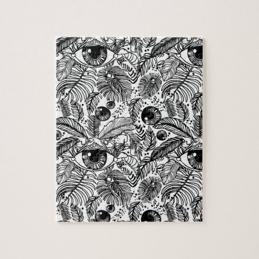 Magisch oog. Symbool van alwetendheid & opperwezen Legpuzzel (Verticaal)